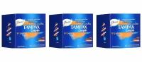 Tampax Compak Женские гигиенические тампоны с аппликатором Super Plus Duo 16шт/уп., 3 уп