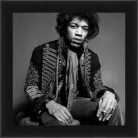 Плакат, постер на бумаге Джими Хендрикс. Jimi Hendrix. Размер 30 х 42 см