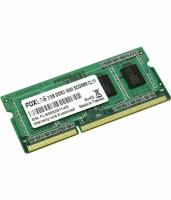 Оперативная память для ноутбуков 2Gb PC3-12800 1600MHz DDR3 DIMM Foxline FL1600D3S11-2G CL11