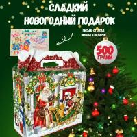 Набор сладостей сладкий бокс с конфетами подарок на новый год 2024 для детей