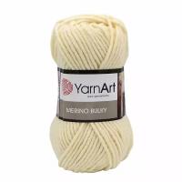 Пряжа для вязания YarnArt 'Merino Bulky' 100гр 100м (30% шерсть, 70% акрил) (7003 бледно-желтый), 5 мотков