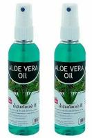 Масло для тела Banna, Aloe Vera Oil, Массажное, с экстрактом алоэ, 120 мл, 2 шт