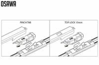 Щётки стеклоочистителя зимние Osawa для Ford Mustang VI (Pinch Tab; Top lock)