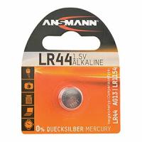 Батарейка ANSMANN Coin cell LR44 / LR1154 / AG13, в упаковке: 1 шт