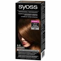 Набор из 3 штук Краска для волос SYOSS Color 4-8 каштановый шоколадный