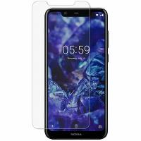 Защитное стекло 3D Tempered Glass для Nokia 5.1 Plus полный клей ( прозрачное )