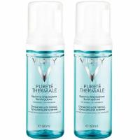 Vichy Очищающая пенка для умывания Purete Thermal, придающая сияние, 2 х 150 мл