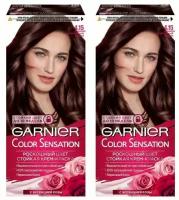 Garnier Краска для волос Color Sensation, тон 4.15 Благородный опал/рубин, 2 шт