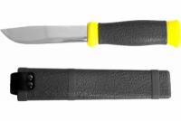 Нож STAYER PROFI, туристический, пластиковые Ножны, лезвие-110мм 47630