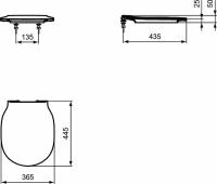 Крышка-сиденье IDEAL STANDARD E036501