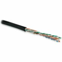 Кабель витая пара U/UTP кат.5E 4х2х24AWG solid PE Outdoor UUTP4-C5E-S24-OUT-PE-BK-500 черн. (м), HYPERLINE 49118 (1 м.)