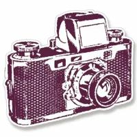 Штамп Aladine "Камера", из пенорезины, для оттисков, 12,5х9,5 см