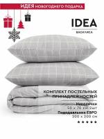 Евро комплект постельного белья Василиса IDEA перкаль 50х70 Oxford 70984/1