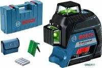 Лазерный нивелир Bosch GLL 3-80 G Professional 0601063Y00 (кейс, лазерная мишень)