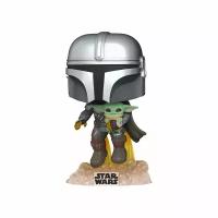 Фигурка Funko POP! Bobble Star Wars Mandalorian Mandalorian with The Child (402) 50959