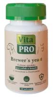 Добавка в корм Vita PRO Brewer's yeast Пивные дрожжи с чесноком и биотином для собак и кошек, 140 таб