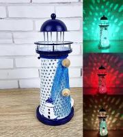 Маяк 18х7х7 см, led подсветка, металл, B-LightHouse