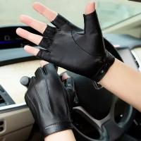 Тактические перчатки без пальцев, перчатки для мотоцикла, кожаные перчатки, мото перчатки