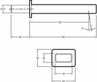 Излив Jacob Delafon Strayt E37344-CP