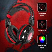 Гарнитура игровая A4Tech Bloody G300, черный/красный (g300 black+red)