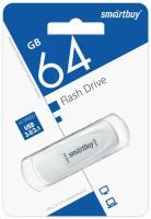 Флеш-накопитель USB 3.0/3.1 Smartbuy 64GB Scout (SB064GB3SCW), белый