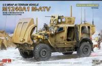 RM-5032 Американский вездеход MRAP M1240A1 M-ATV с интерьером масштаб 1/35