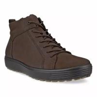 Кеды высокие ECCO SOFT 7 TRED M, темно-коричневый, 45