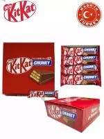 Батончик в молочном шоколаде KitKat Chunky, 12шт по 38 г