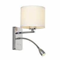 Escada 552/A LED*1W+E27*60W Chrome/White