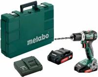 Дрель Metabo BS 18 L BL 602326500 (с 2-мя АКБ, кейс)