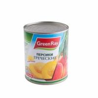 Персики GREEN RAY Греческие, 850г