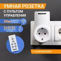 REXANT Беспроводная радиоуправляемая розетка с пультом управления