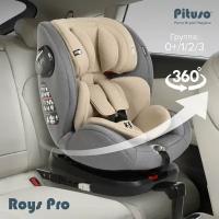 Автокресло Pituso Roys Pro для детей группы 0+/1/2/3 0-36 кг Beige/Бежевый