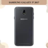 Силиконовый чехол на Samsung Galaxy J7 2017 / Самсунг Галакси J7 2017, прозрачный