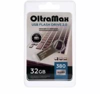 Флешка OltraMax, key, 32 Гб, USB 2.0, чт до 15 Мб/с, зап до 8 Мб/с, металическая, серебряная