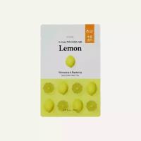 ETUDE HOUSE 0.2 Air Mask Lemon Moisturizing & Brightening Маска для лица тканевая с экстрактом лимона 20мл