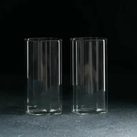 Набор стаканов стеклянных «Квадро», 2 предмета: 350 мл