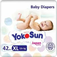 Подгузники YokoSun XL 13+кг 42шт