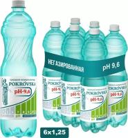 Вода минеральная природная столовая питьевая "POKROVSKA" (PH 9.6) негазированная 1,25л.,1 шт