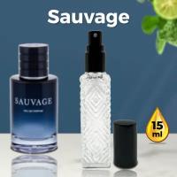 Gratus Parfum Savage духи мужские масляные 15 мл (спрей) + подарок