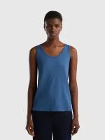 Топ из смесового льна United Colors of Benetton для женщин 23P-3ROWE8398-217-XS