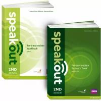 Speakout Pre-intermediate. Полный комплект: Учебник + Рабочая Тетрадь + CD/DVD (2nd edition) / Speak out