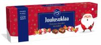 Fazer конфеты из молочного шоколада с трюфельной начинкой co-вкусом глинтвейна Joulusuklaa 320 гм. Рождественская коллекция. Финляндия