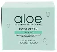 Holika Holika Aloe Soothing Essence 80% Moist Cream Увлажняющий крем для лица, 100 мл