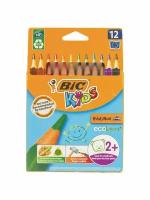 Карандаши цветные утолщенные BIC "Kids Evolution Triangle"