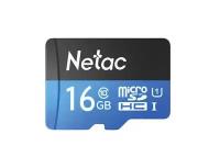 Карта памяти MicroSD 16GB Netac P500 Standard Class 10 UHS-I (90 Mb/s) без адаптера