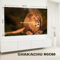 Shakachu RGC60, светоотражающий рулонный экран для проектора, 60”, серый, 16:9