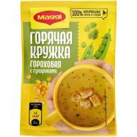 Суп быстрого приготовления Maggi Горячая кружка Гороховый с сухариками