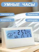 Гигрометр/термометр домашний - портативная метеостанция с подсветкой