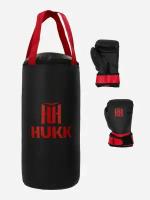 Набор боксерский детский Hukk, мешок 5 кг и перчатки 4 oz Черный; RUS: Б/р, Ориг: one size